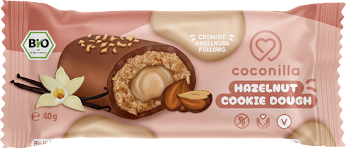 coconilla Schokoriegel, Hazelnut Cookie Dough, 40 g