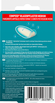 Blasenpflaster medium, 6 St Compeed
