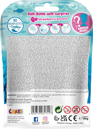 Kinder Badezusatz Badebombe Surprise Mermaid, 1 St CRAZE