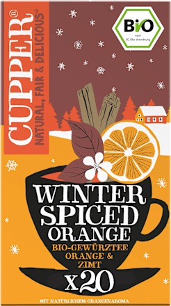 Gewürztee "Winter Spiced Orange" mit Orange & Zimt (20 Beutel), 40 g Cupper