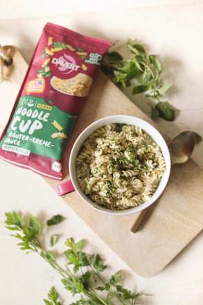 Fertiggericht, Noodle Cup Kräuter-Creme-Sauce, 61 g