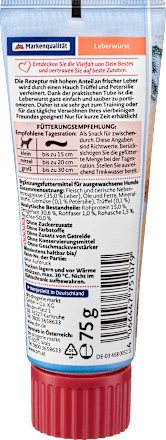 Hundesnack Leberwurst mit Trüffel, Wintermomente, 75 g Dein Bestes