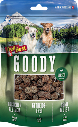 Hundeleckerli mit Hirsch, Goody, 100 g