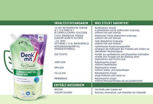 Colorwaschmittel Konzentrat Pro Climate, 33 Wl