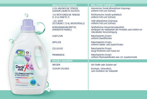 Kleurwasmiddel Ultra Sensitive, 27 Wl