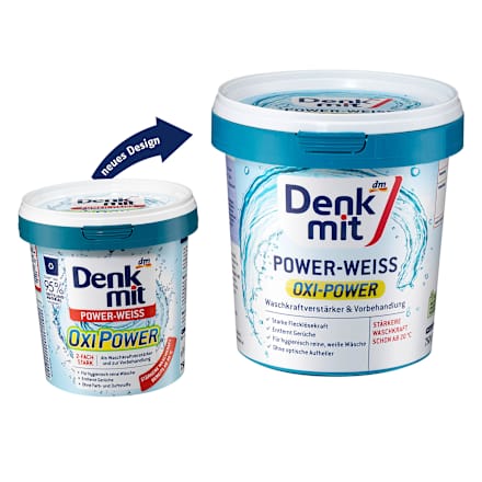 Fleckenentferner Pulver Oxi Power Weiß, 750 g Denkmit