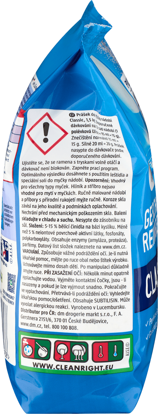 Denkmit Geschirrspülmittel Pulver Classic, 1,5 kg