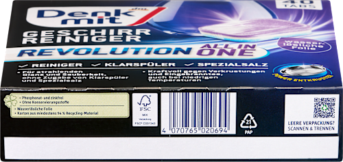 Geschirrspülmittel-Tabs Revolution, 40 St