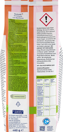 Reines Sodapulver, 600 g Denkmit