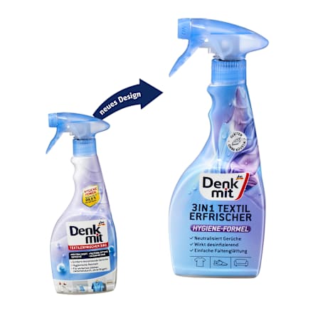 Textilerfrischer Faltenglatt 3in1, 500 ml Denkmit