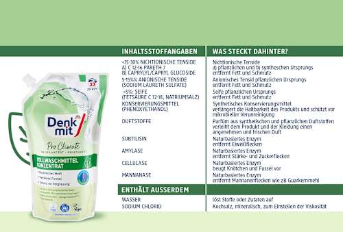 Vollwaschmittel Konzentrat Pro Climate, 33 Wl