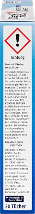 Wäsche Weiß Tücher, 20 St