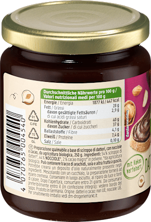 Dattel-Haselnuss Creme, 250 g
