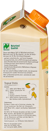 Direktsaft, Apfel-Mango mit Mangomark, 750 ml