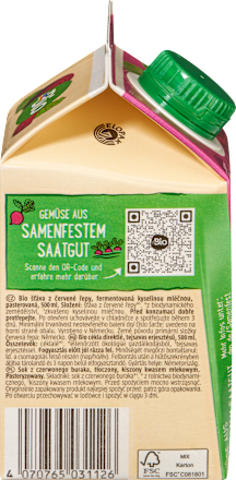 Direktsaft, Rote Bete, 0,5 l