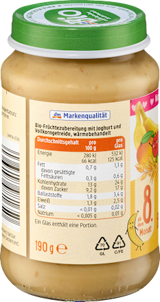 Frucht & Getreide exotisches Bircher Müsli, ab dem 8.Monat, 190 g