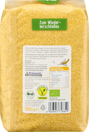 Getreide, Hirse, 1.000 g
