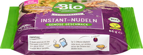 Instant-Nudeln Gemüse, 66 g
