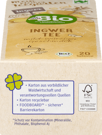 Kräutertee Ingwer (20 Beutel), 30 g