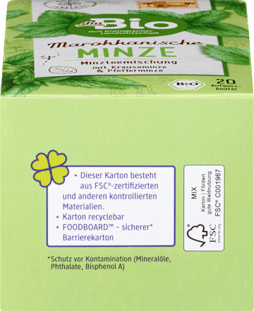 Kräutertee Marokkanische Minze (20 Beutel), 40 g