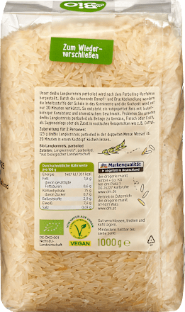 Langkornreis Parboiled, 1 kg