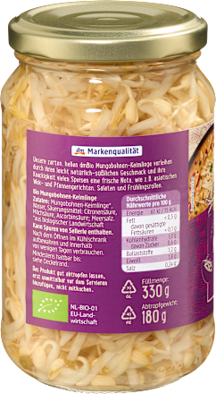 Mungobohnenkeimlinge, 180 g