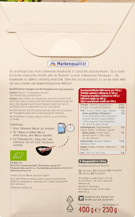 Nudeln, Konjaknudeln, 250 g
