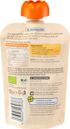Quetschie Apfel-Mango, ab 1 Jahr, 100 g