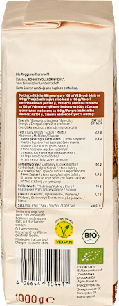 Roggen Vollkornmehl, 1.000 g