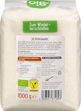 Rohrohrzucker, 1 kg