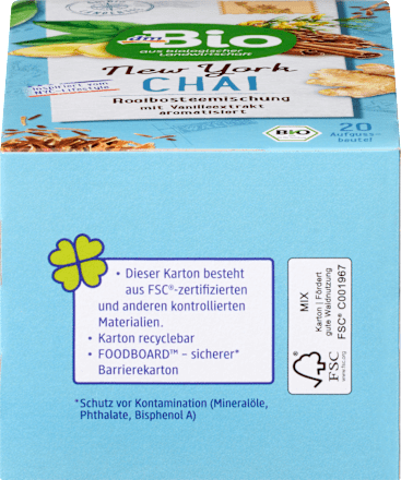 Rooibostee New York Chai (20 Beutel), 40 g