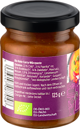 Rote Currypaste, 125 g