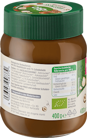 Schokocreme Haselnuss, 400 g