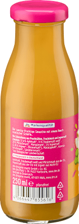 Smoothie, Pfirsich, Ingwer, Apfel & Traube, 250 ml
