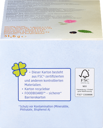 Tee-Mix, Zeit für Tee 5 Sorten (20 Beutel), 31,6 g