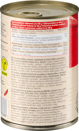 Tomatenfilets geschält, Filetti mit Kräutern, 400 g