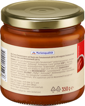 Vegane Currywurst, 350 g
