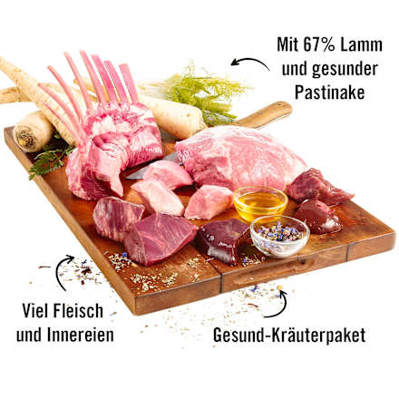 Nassfutter Hund mit Lamm, Abendbrot, 400 g
