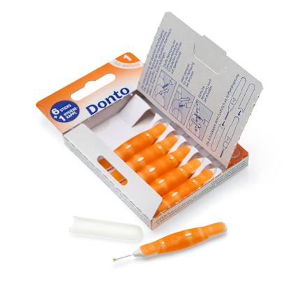 Interdentalbürsten orange 0,45 mm ISO 1, 6 St