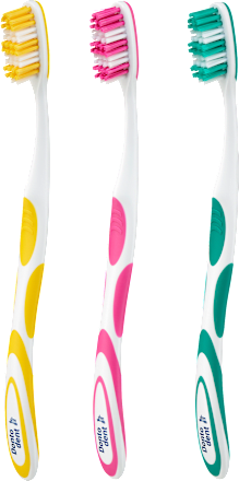 Zahnbürste Hoch Tief mittel, 3 St