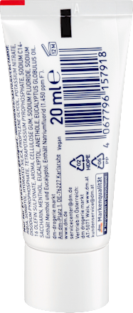 Zahnpasta Sensitive, Reisegröße, 20 ml