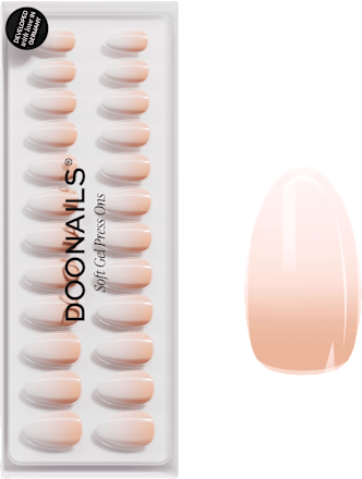 Künstliche Nägel, Soft Gel Press Ons Babyboomer Short Almond, 30 St