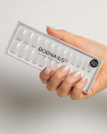 Künstliche Nägel, Soft Gel Press Ons Milkshake Medium Round, 30 St