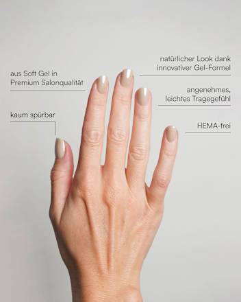 Künstliche Nägel, Soft Gel Press Ons Toffee Extra Short Square, 30 St