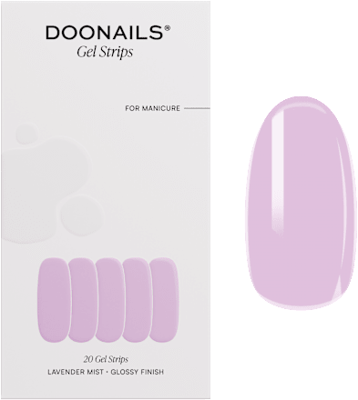 UV Gel Nagelfolien, Gel Strips Lavender Mist, 20 St Doonails