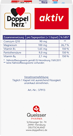 Coenzym Q10 + Magnesium Kapseln 90 St, 69,7 g