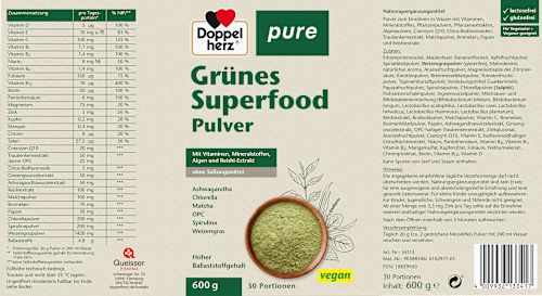Groen Superfood Poeder, 600 g