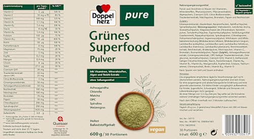 Grünes Superfood Pulver, 600 g
