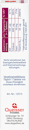 Jod + Folsäure + Eisen Tabletten 45 St., 20,4 g