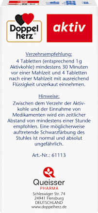 Kohletabletten 125 St, 63 g